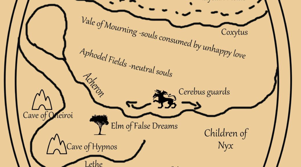 Ancient Greek Underworld Map