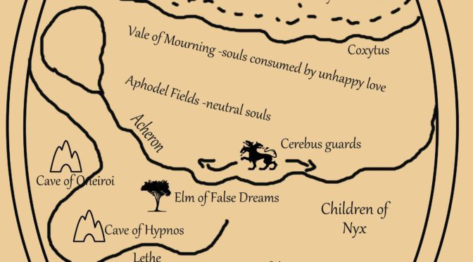map of hades greek mythology